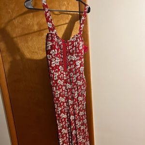 American Eagle red romper. Worn for a few hours